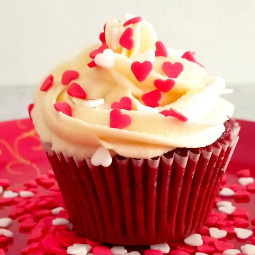 Cupcake red Velvet especial San Valentin