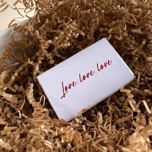 Мини шоколад с надписью