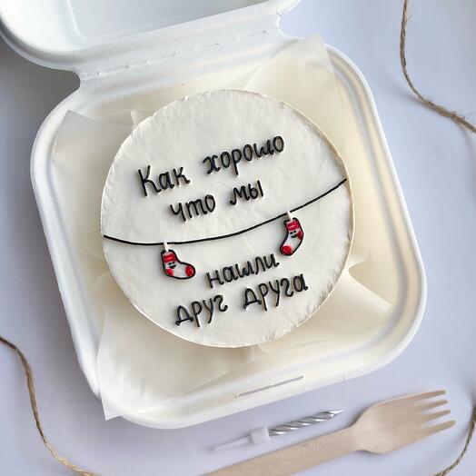 Бенто торт «носочки»