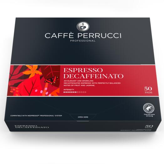 Кофе в капсулах Nespresso Professional Caffe Perrucci  Decaffeinato