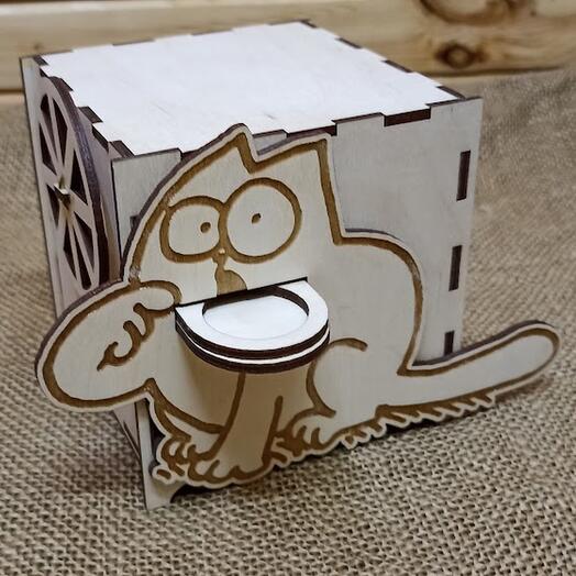 Копилка с механизмом "Кот"