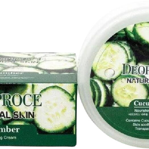 Deoproce Natural Skin Крем для лица и тела на основе экстракта огурца Deoproce Natural Skin Cucumber Nourishing Cream 100 г