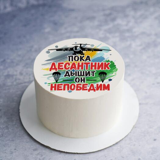 Бенто торт ВДВ в подарок