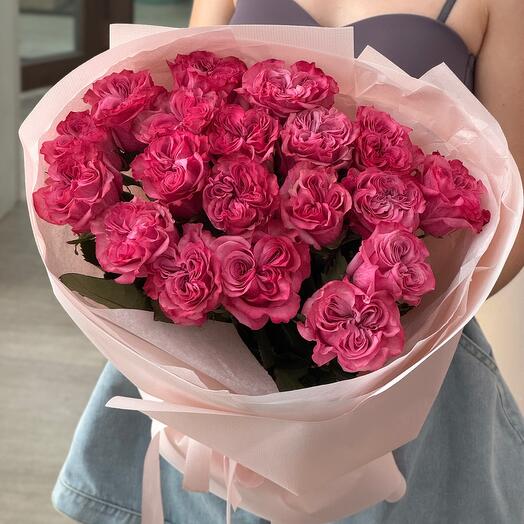 Букет из ароматных роз сорта Кантри Блюз