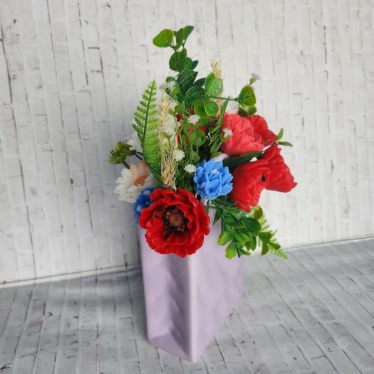 Мыльный букет «Соцветие весны»