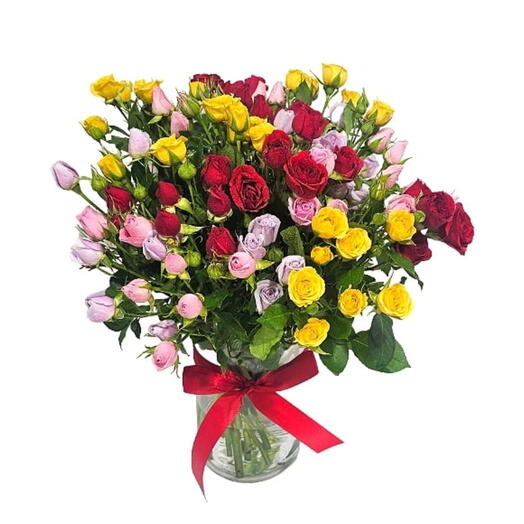 Women s Day Special 51 Spray Roses Vase