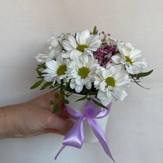 Цветы в стаканчике