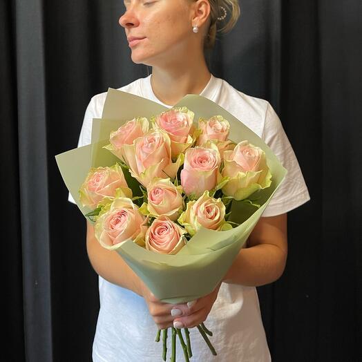 Букет из розовых роз🎀