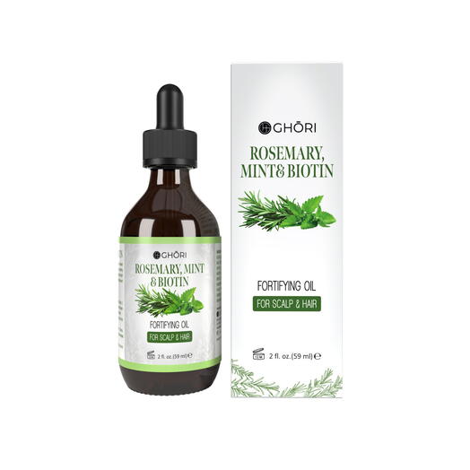 Ghori Rosemary, Mint   Biotin Oil For Hair Growth, Hairfall Control   Scalp Nourishment