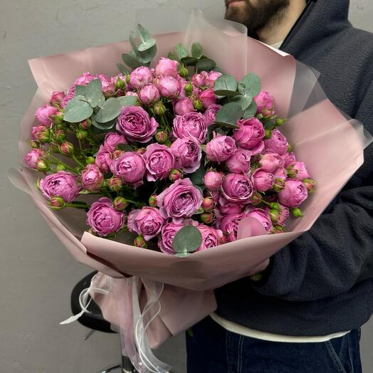 Кустовые розы Мисти Баблз 💕