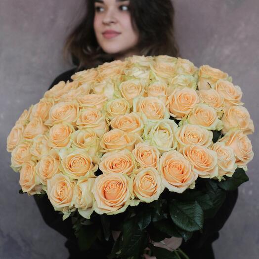 51 роза Пич Аваланж