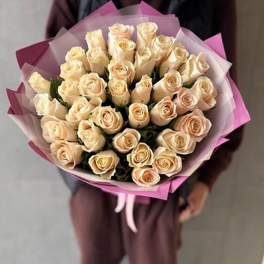 35 роз в упаковке 🌷