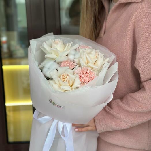 Нежные французские розы