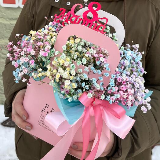 Цветы в коробке