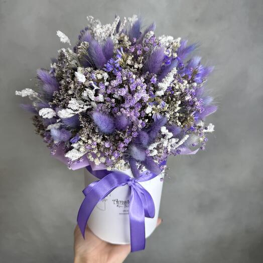 Коробка из сухоцветов 164