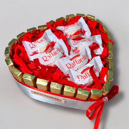 Букет из конфет мини с Rafaello и Merci