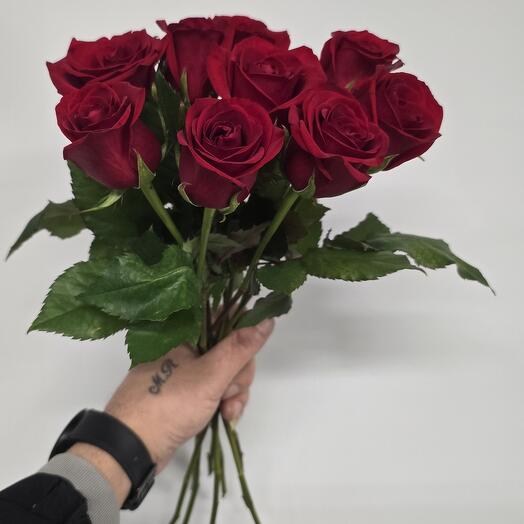 Rosas 9 piezas