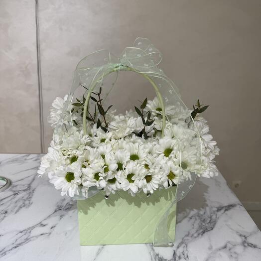 Корзина с цветами3445