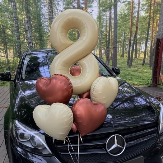 Шары День рождения 8 лет