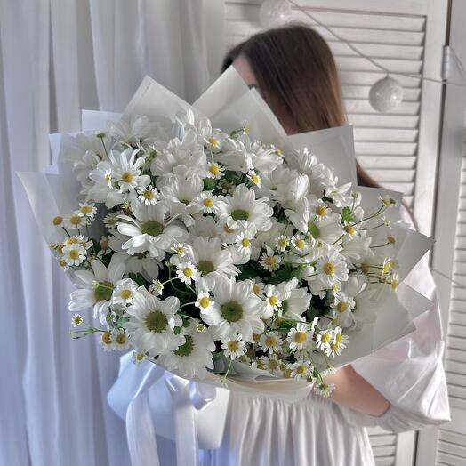 Авторский букет ромашек