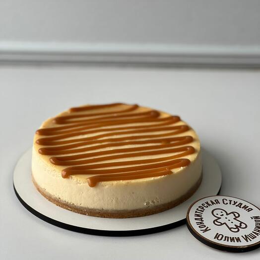Pastel de queso tierno con caramelo