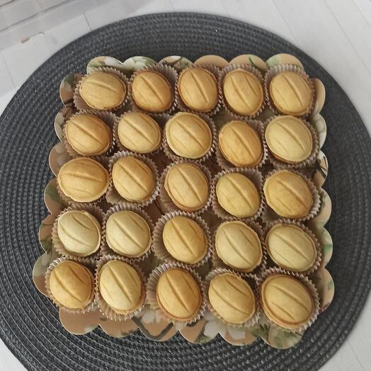 Орешки со сгущёнкой и грецким орехом