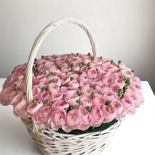 Ranunculus in the basket
