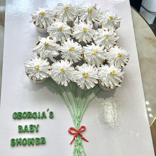 Cup cake bouquet