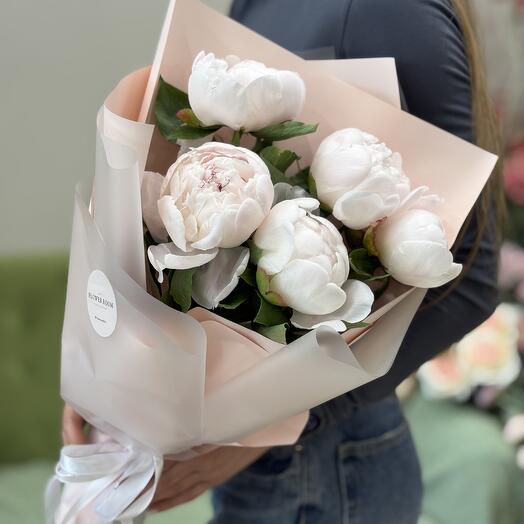 Bouquet of "Peonies" 5 pcs