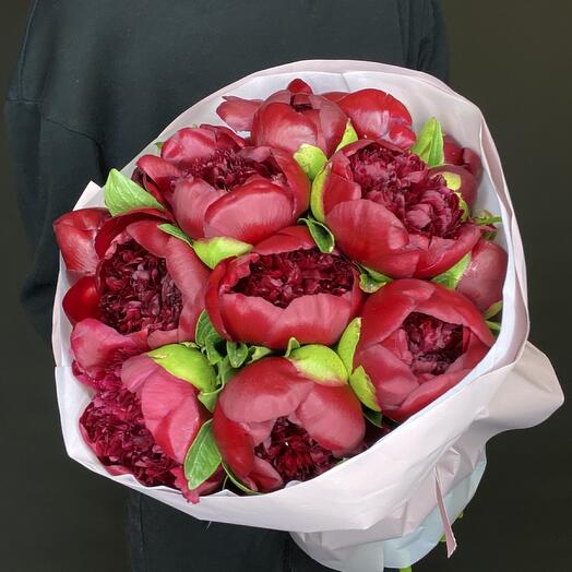 15 пионов
