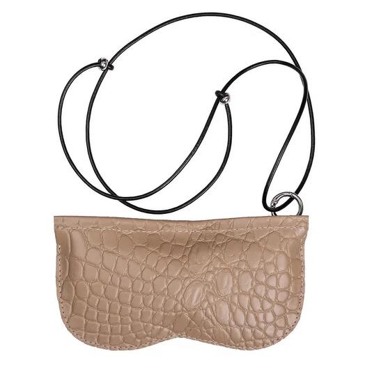 Очечник LuxeCase buff croc( цена- акция до 1.04)