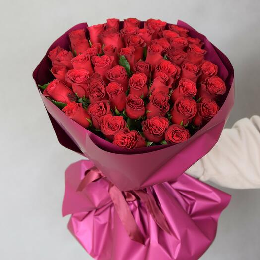 51 Кениялық раушан гүл шоғы