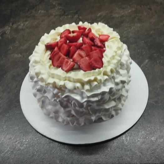 Торт меренговый Клубника-Лайм