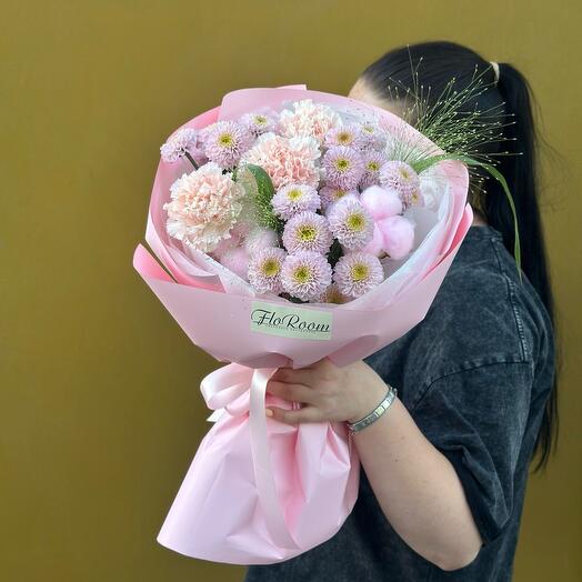 Сиреневые дубки и диантусы 🌸