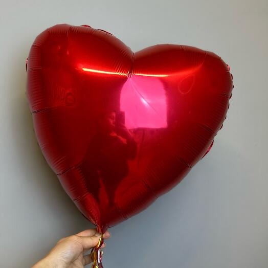 Шарик гелевый в форме сердечко