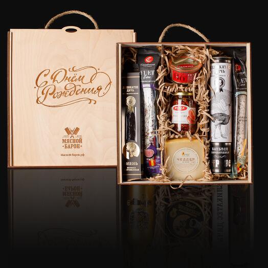 Большой подарочный бокс «С днем Рождения» 1049