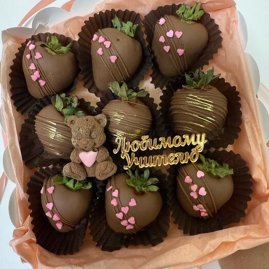 Клубника в шоколаде 9штук