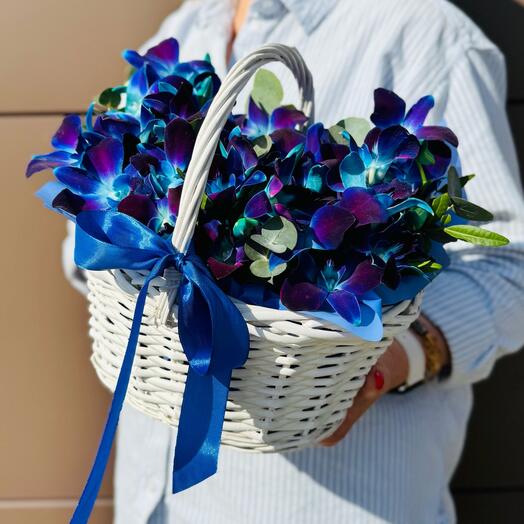 Композиция из орхидей «Космос»