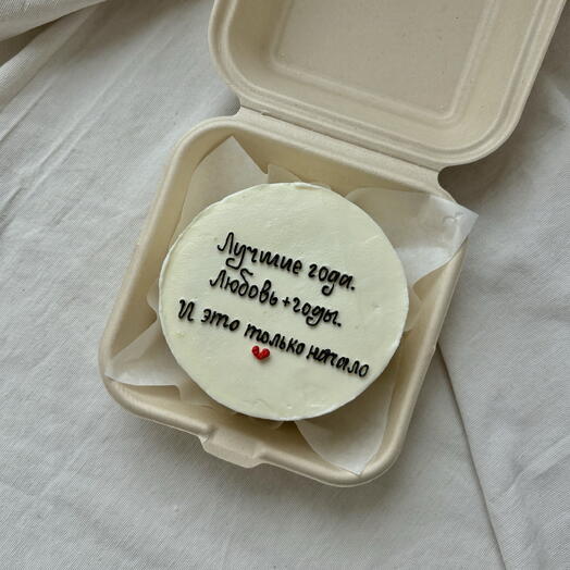 Бенто-торт любовь