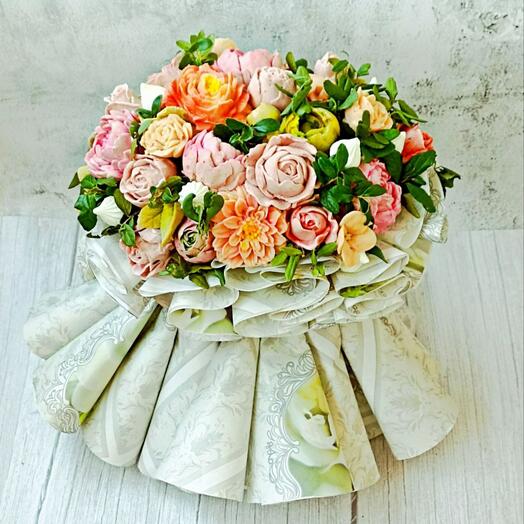 Букет из зефира Райский сад