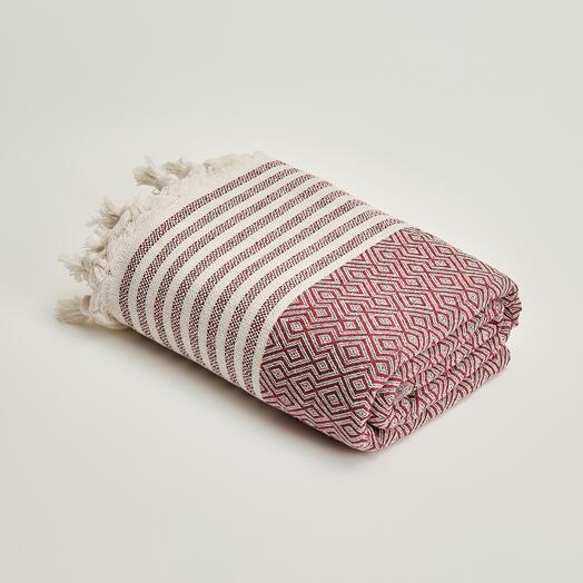 Плед Naturel 170х220 см бордо