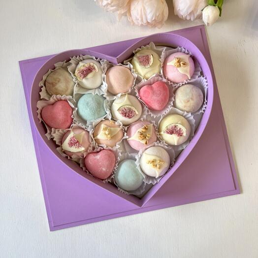 Шикарный набор моти "Сердце" для мамы или любимой