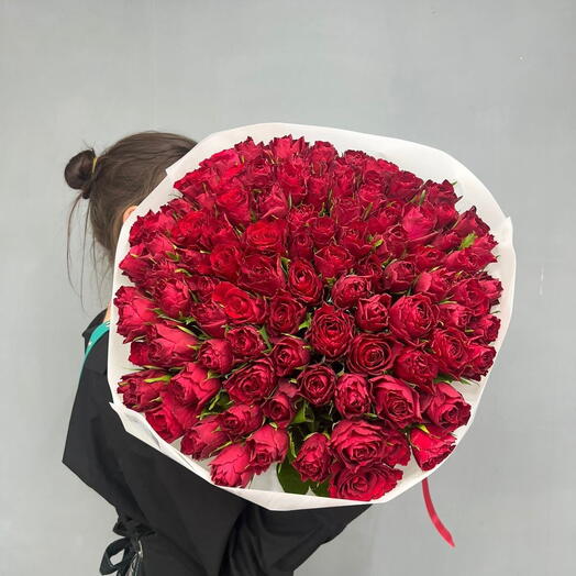 Букет из 101 красной розы