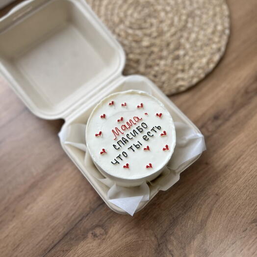 Бенто торт мама спасибо что ты есть