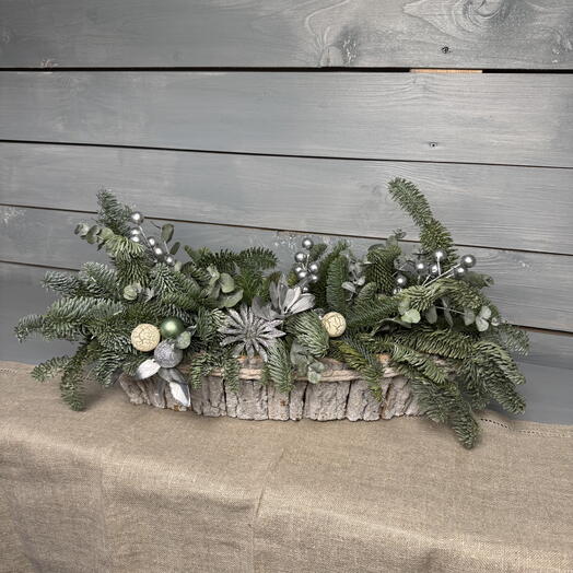 Зимняя настольная композиция