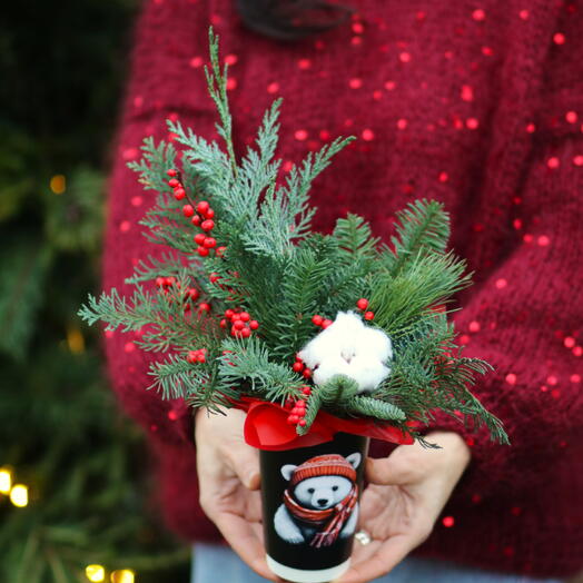 Зимний комплимент "Согрейся с нами!"