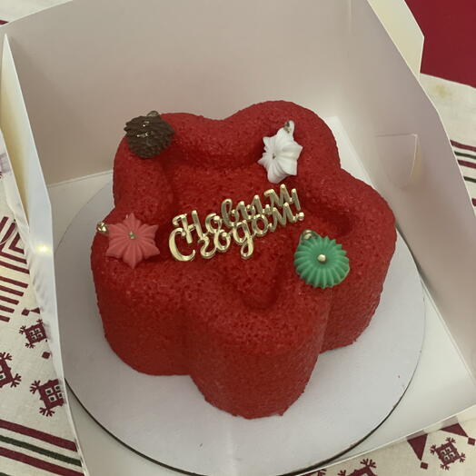 Муссовый торт «Новогодняя звезда»