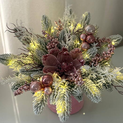 Композиция "Магнолия" розовая