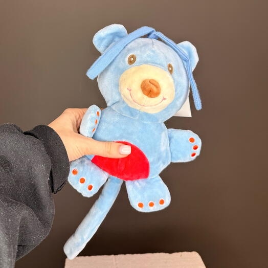 Игрушка Мишка голубой