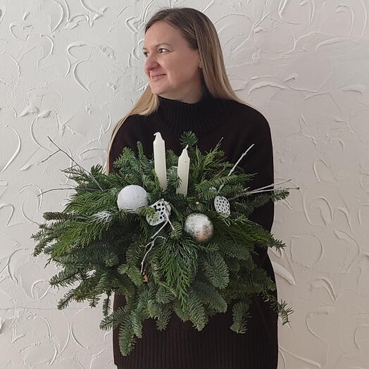 Настольная новогодняя композиция 1